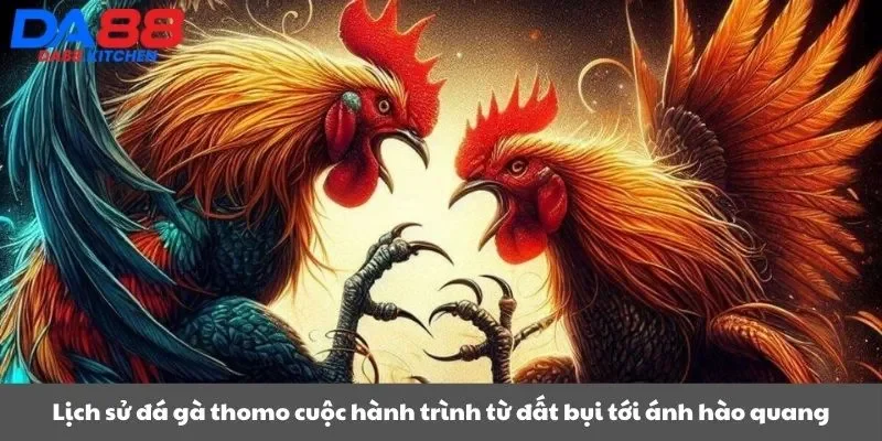 Lịch sử đá gà thomo cuộc hành trình từ đất bụi tới ánh hào quang