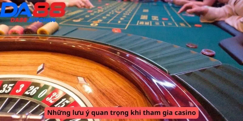Những lưu ý quan trọng